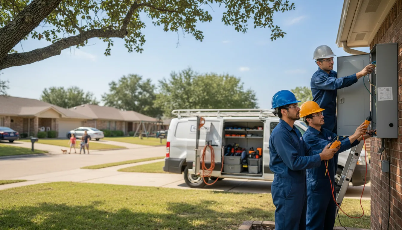 Certified electrician providing emergency electrical services in Murfreesboro, AR